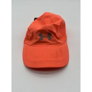Under Armour Women Free Fit Hat Adjustable Running Hike Golf Cap UA Neon Orange